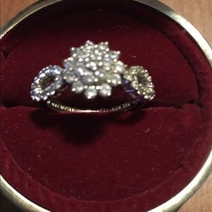 Sterling Silver cubic zirconia ring